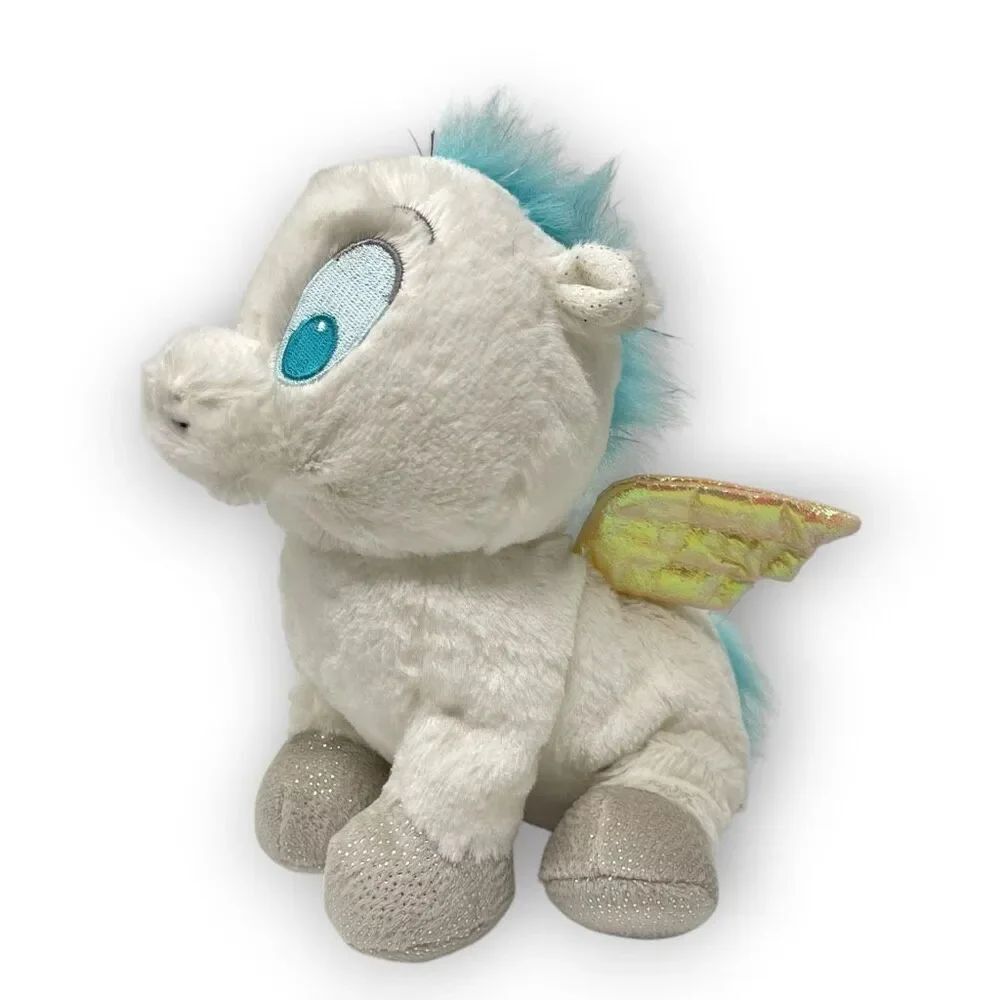 Tote a Tail Disney Hercules Pegasus Stuffed Plush Animal Iridescent Wings